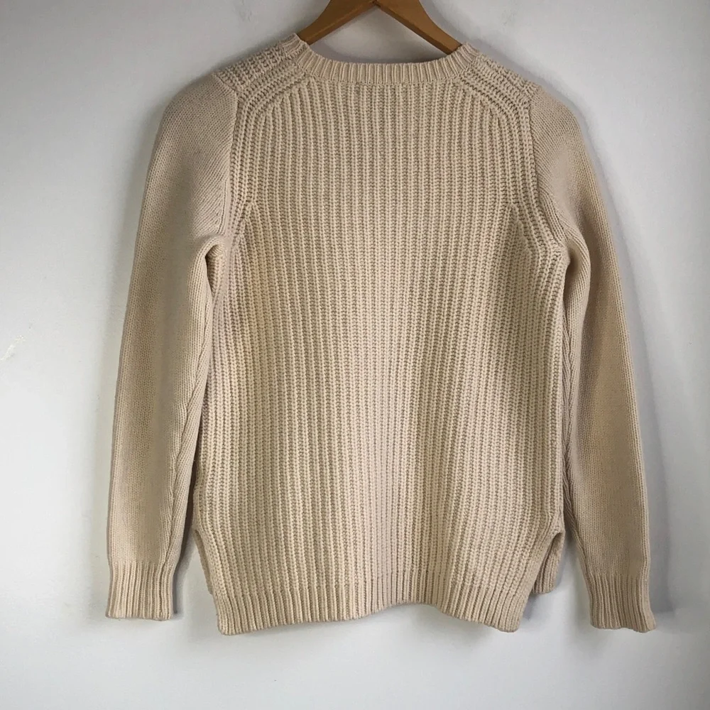 J Crew Wool Cream Sweater